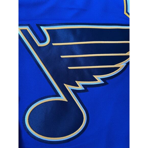 Adidas Hockey Jersey Authentic St. Louis Blues Ryan O'Reilly GT8158 Men Size 50. - Picture 10 of 13